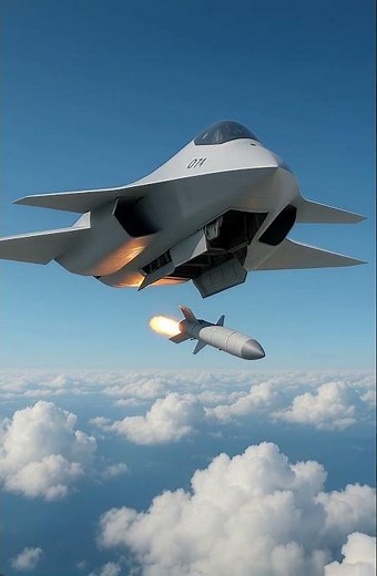 How the F-47 Stealth Fighter Launches Weapons at Hypersonic Speed!