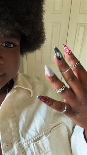 Teen wolf themed nail art!