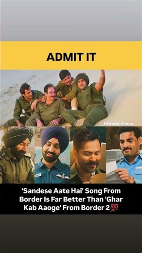 Admit It! ‘Sandese Aate Hai’ Hits Harder Than ‘Ghar Kab Aaoge’ 🇮🇳❤️#shortvideo