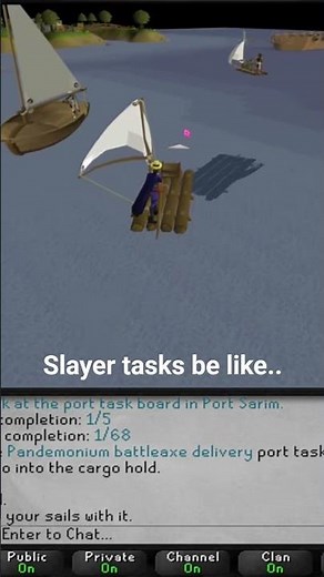 slayer tasks are wild sometimes 😂 #osrs #gaming #sailing