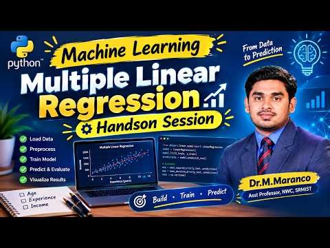 Multiple Linear Regression – Hands-On Session | Machine Learning with Python | Professor Maranco #ml
