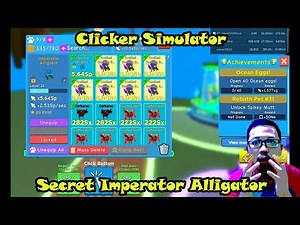 Get New Secret Imperator Alligator Swamp Island In Ocean World New Update Clicker Simulator Roblox