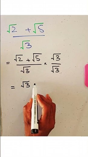Irrational Fraction Trick | Fast & Easy Math Hack for Students #irrational_number #fractions
