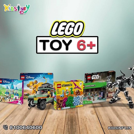 Build, Play & Learn with LEGO for All Ages Sets | Available Now at Kidsinfy