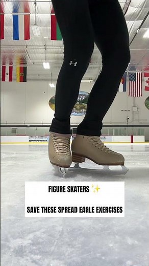 Spread eagle exercises for figure skaters #figureskater #figureskating