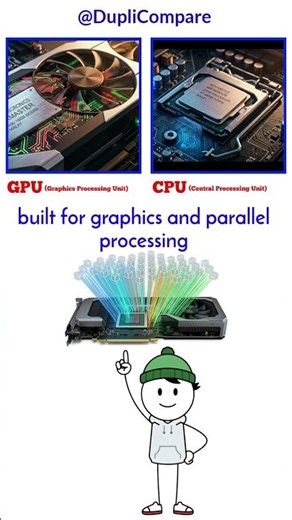 CPU vs GPU 🔥 What's the REAL Difference? (Explained Simply)