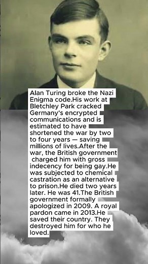 The Mathematician Who Won WW2 — Then Was Chemically Castrated by His Own Country #ww2