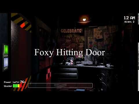 Foxy Hitting Door [Sound Effect]