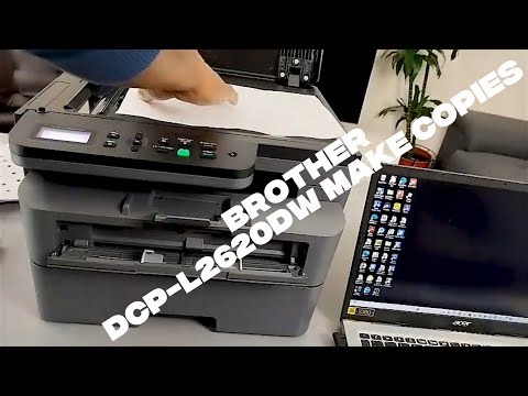 How To Make Copies with Brother DCP- L2620DW| Duplex Copies