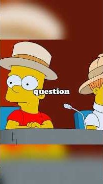 Bart Becomes Captain of the Math Competition Team #thesimpsons #fypシ゚viral #cartoon #shorts