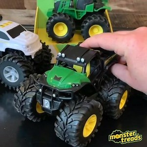 The best of both worlds collide when John Deere meets monster vehicle styling! Shop all our John Deere toys at Amazon.com: https://amzn.to/3caujx3 | TOMY