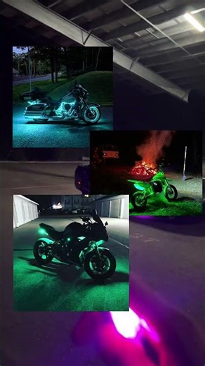 This looks sick! #led #underglow #bike #motorcycle
