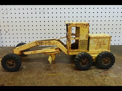 Rusty 1950's Tonka Road Grader Restoration