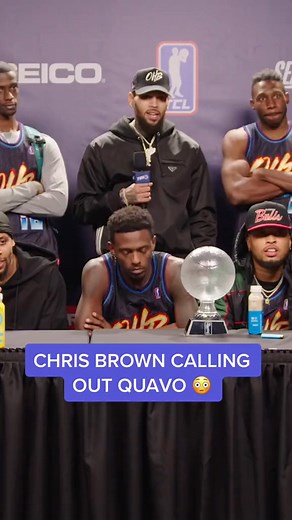 Chris Brown calling out Quavo 💀😂 #chrisbrown #quavo #quavohuncho #cbreezy #fypシ #hiphop #basketball #migos | Mn1kzoW