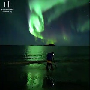 216K views · 21K reactions | Shooting stars an superstrong auroras | Aurora Borealis Observatory | Facebook