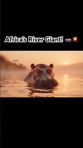 Hippopotamus Facts: The Real River Giant of Africa! 🦛🌊 (Unbelievable)Powerful animal in Africa