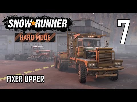SnowRunner Hard Mode Strategic Walkthrough Ep 7 - Fixer Upper