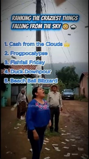 Ranking the Craziest Things Falling from the Sky 😳🌧️