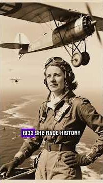 The Mystery of the Disappearance of the Women's Aviation Legend, the Story of Amelia Earhart #shorts