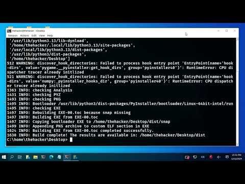 Convert python to exe - PyInstaller Tool