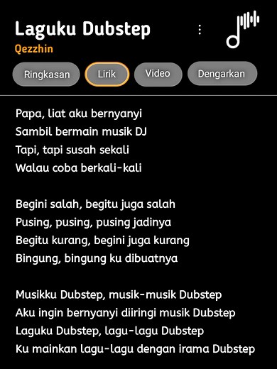 Lirik Lagu DJ Papa Liat Aku Bernyanyi