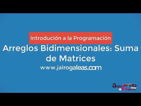 Como Sumar matrices en PseInt