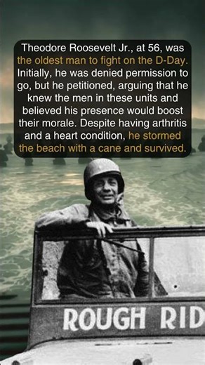 The D-Day General Who Led With a Cane #history #warstories #ww2 #historyfacts #dday