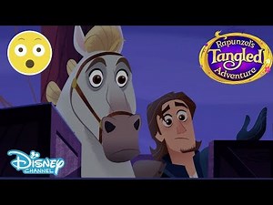 Rapunzel's Tangled Adventure | SNEAK PEEK: The Bad Guy Ship ⚓️ | Disney Channel UK