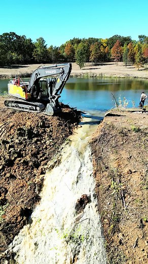 Expanding a Half Acre Pond to Six Acres: Construction Process Revealed