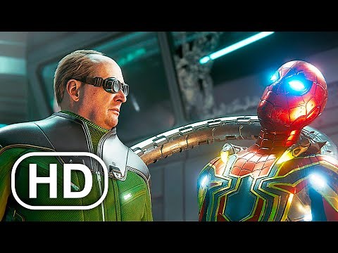 Tom Holland Spider-Man Vs Doctor Octopus Fight Scene 4K ULTRA HD - Spider-Man No Way Home Suit