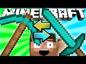 If Swords and Pickaxes Switched Places - Minecraft