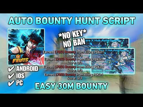 Blox Fruits BEST Auto Bounty Hunt Script WORKING 100% *NO BAN* Undetectable & No Key