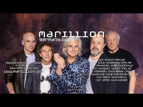 Marillion Band Tour after 10 years - TICKETS AVAILABLE