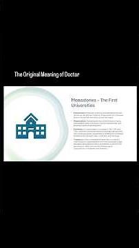 The Original Meaning of Doctor