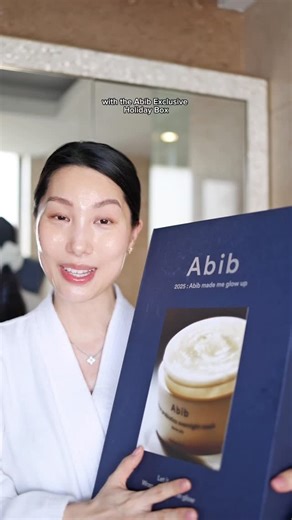 Chris LC Han on Instagram: "So grateful for this holiday box from Abib🤍 Everything about it feels thoughtful — from the PM routine to the little details that make nighttime care feel extra calming. A really nice reminder to slow down and take care of yourself at the end of the year. @abib.global #abibmademeglowup #abibmagazine #holidaygift #prbox #unboxing"