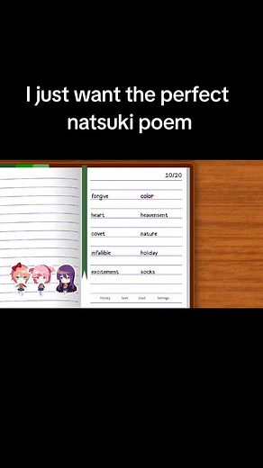 Exploring Natsuki's Perfect Poem in Doki Doki Literature Club