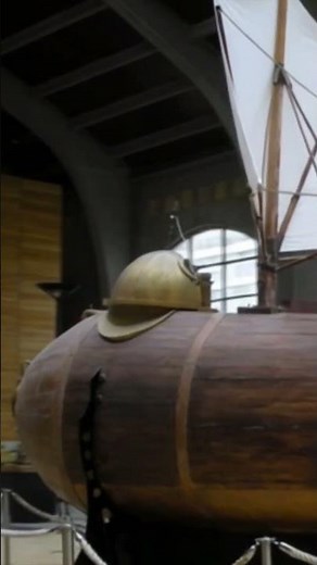 Nautilus 1800: Full-sized section model at Cité de la Mer, Cherbourg, France