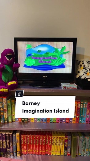 My favorite Barney Special 🤩💜 #barney #barneyandfriends #imaginationisland #barneyimaginationisland #vhs #vhstape #vhstapes #1994 #nostalgia