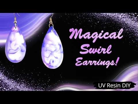 How to Make Beautiful Purple Earrings at Home!
