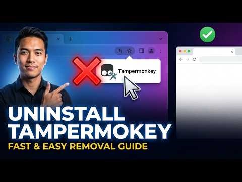 How to Uninstall Tampermonkey from Google Chrome (Updated 2026 Step-by-Step Beginner Guide)