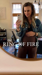 Did you feel the ring of fire? ✋🏼 Let’s back up - what’s the ring of fire? ⭕️ 🔥 When you are crowning and baby’s head starts to stretch the skin of the vaginal opening, you may feel something called the ring of fire. It’s most often described as a stinging and/or burning sensation - and for some, it’ll absolutely stop you in your tracks. 👉🏼 Guess what you should do when you feel this? STOP PUSHING (or slow down/relax/back off). I mean it. If you can, you want to give baby’s head the chance t