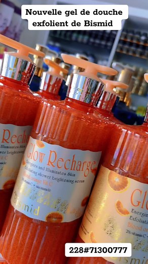 Nouvelle gel de douche exfoliant de Bismid