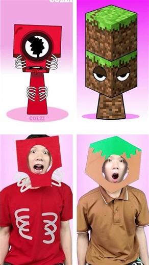 ❤️ OC Number Block vs OC Minecraft Incredibox in Real life ❤️ #phase #incredibox