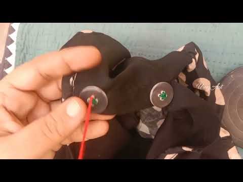 Amazing Button Flower Trick 🌷 Simple Hand Embroidery For Beginners 🌷
