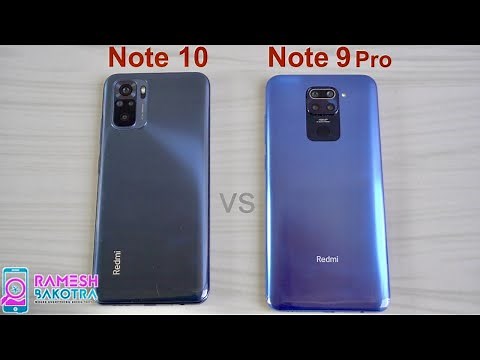 Redmi Note 10 vs Note 9 Pro SpeedTest and Camera Comparison