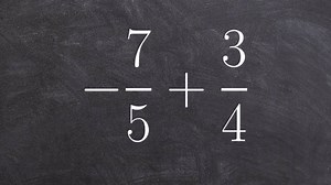 How to find the sum of two fractions with unlike denominators
