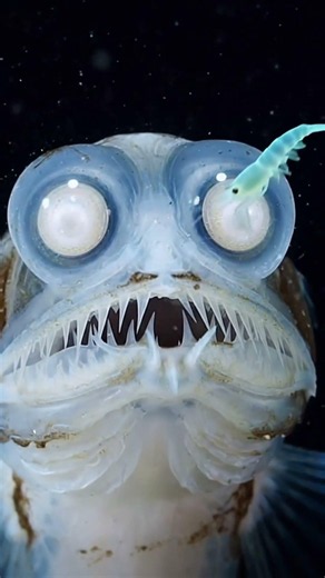 👽 Alien in dark Ocean or a fish? #shorts #viralshorts