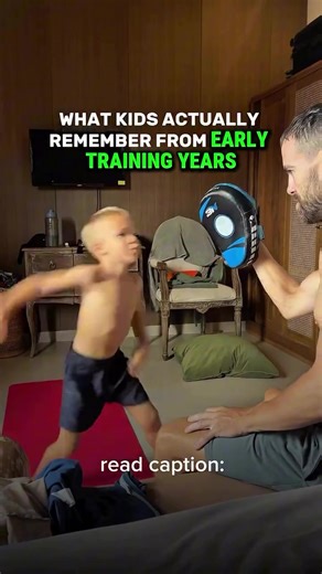 @widge_boxing @leonyoung969 1. Leon is 5 years old, and he doesn’t remember punches as technique, at this age the brain simply doesn’t work that way. He remembers the feeling, the rhythm, the strength in his body and the moment when after a series of repetitions he catches his father’s look and feels approval. Those repeated pad strikes are stored as “I can”, and that’s what stays for years, not a specific combination. 2. He’s not being raised by a coach, he trains with his father, with no press