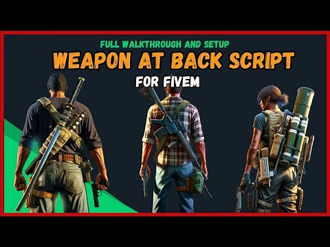 QB-Weapon At Back Script | Full Installation And Setup | Free | Qbcore | 2024