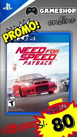 NEED FOR SPEED PS4